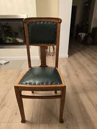 Krzesła dębowe przedwojenne do renowacji