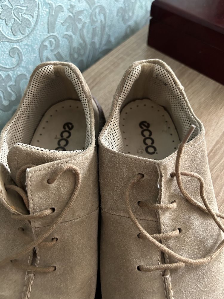 Замшеві черевики Ecco (ботинки)