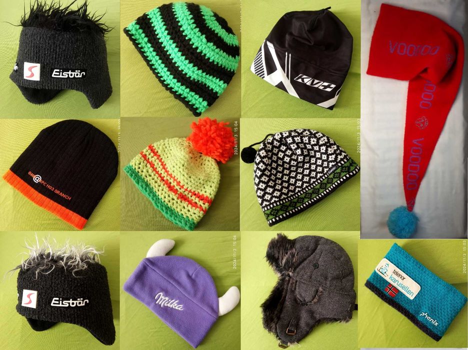 Лижні рукавиці-шапка та шлем