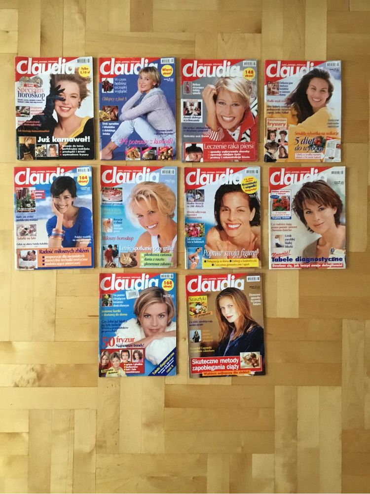 Magazyn Claudia z 1998 roku, 10 sztuk