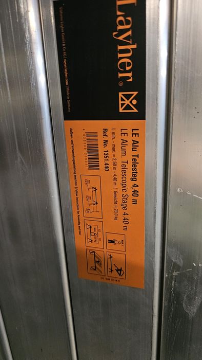 Rusztowanie dekarskie dachowe layher podest konsola podpora