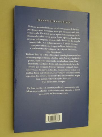 O Diário da Nossa Paixão de Nicholas Sparks - 1ª Edição