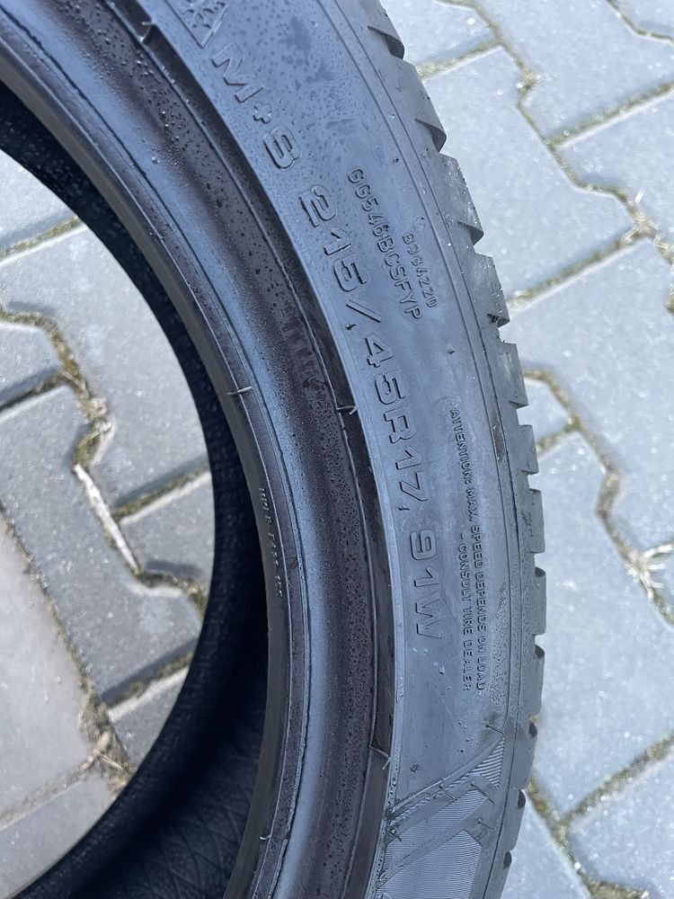 2x opony 215/45/17 goodyear vector 4seasons gen3 super stan 2022 rok