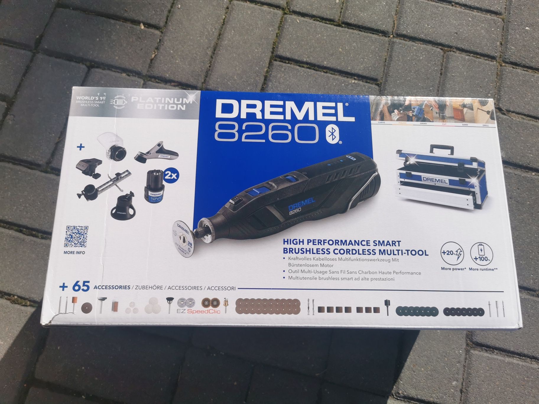 Dremel 8260 2xaku akcesoria