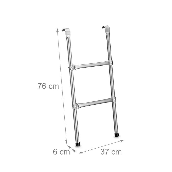 Drabina do trampoliny, 76 cm, do zawieszenia, 2 stopnie,