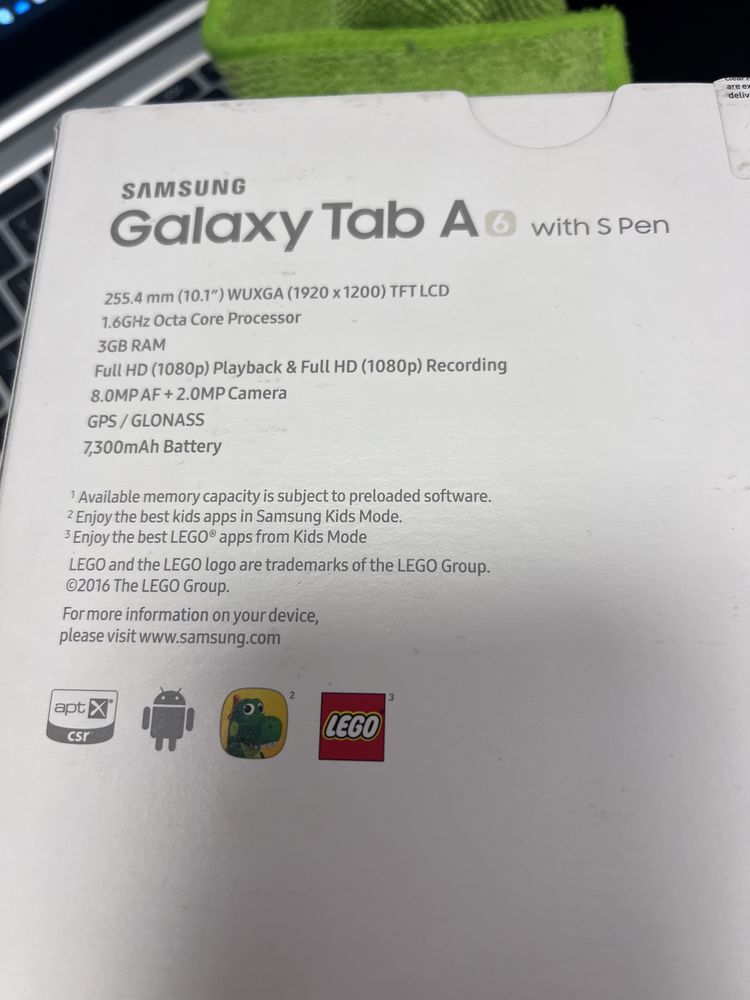 Tablet Samsung Tab A6 with S Pen z RYSIKIEM