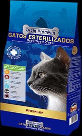 Sucha Karma Ortin Premium Cats Sterilized 3 kg bez GMO Odkłaczająca