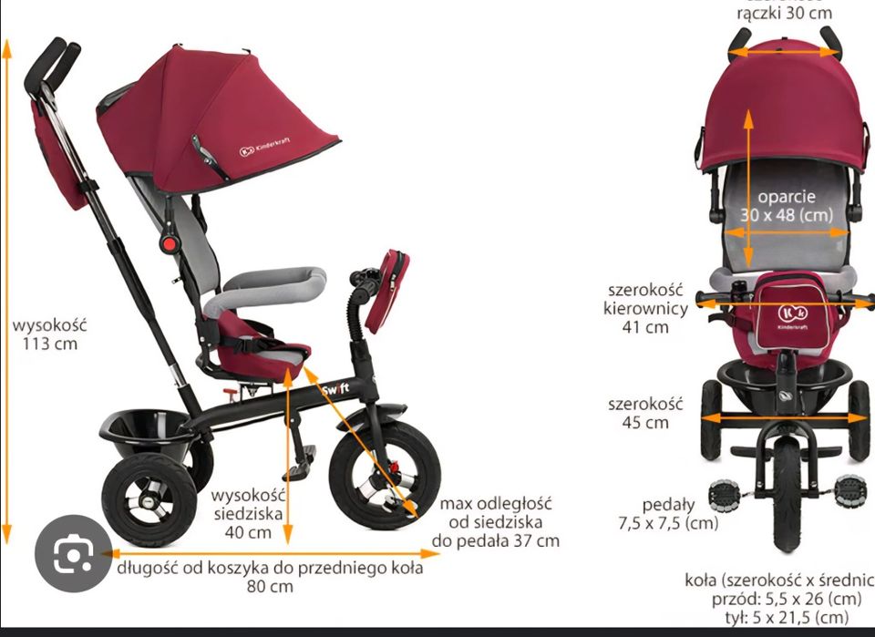 Rowerek trójkołowy Kinderkraft