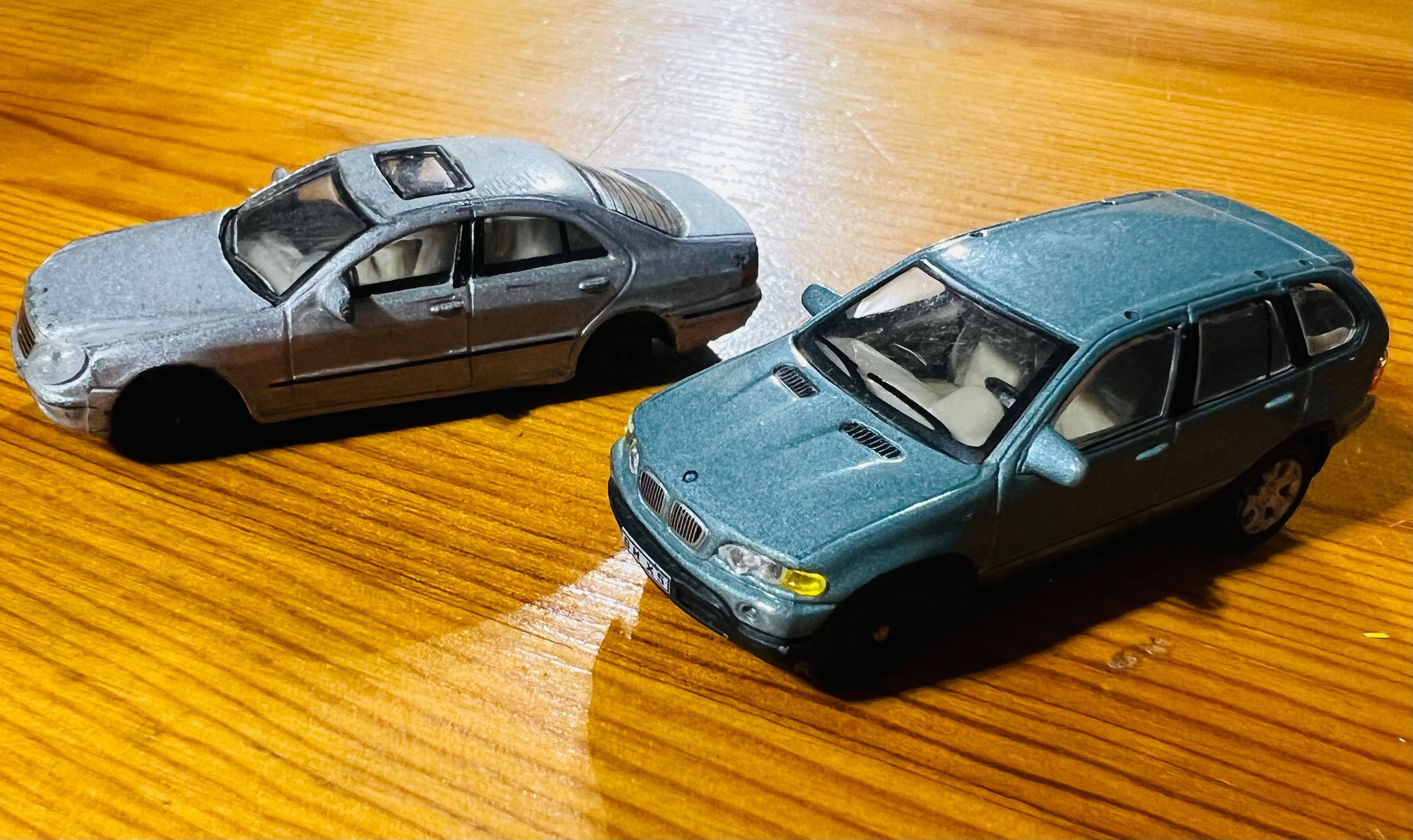 BMW X5 Schuco MERCEDES BENZ S-klasa W220 Joycity Modele samochody 1:72