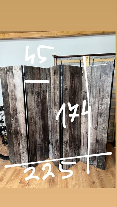 Parawan 225 x 174 5x45 moduł.