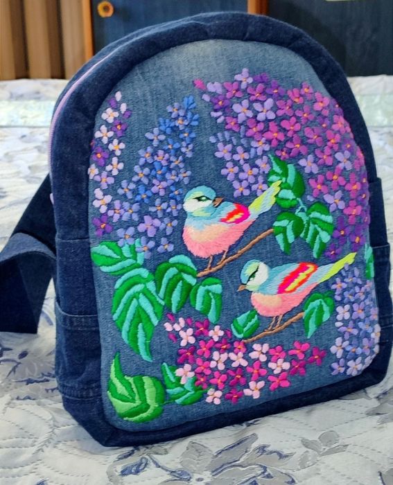 Продам джинсовий рюкзачок