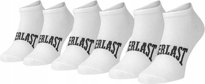 Skarpety stopki  EVERLAST 3 pak białe ( 35 - 38, 39 - 42, 43 - 46 )