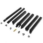 Kit 7 ferros para torno mecânico com pastilhas NOVOS