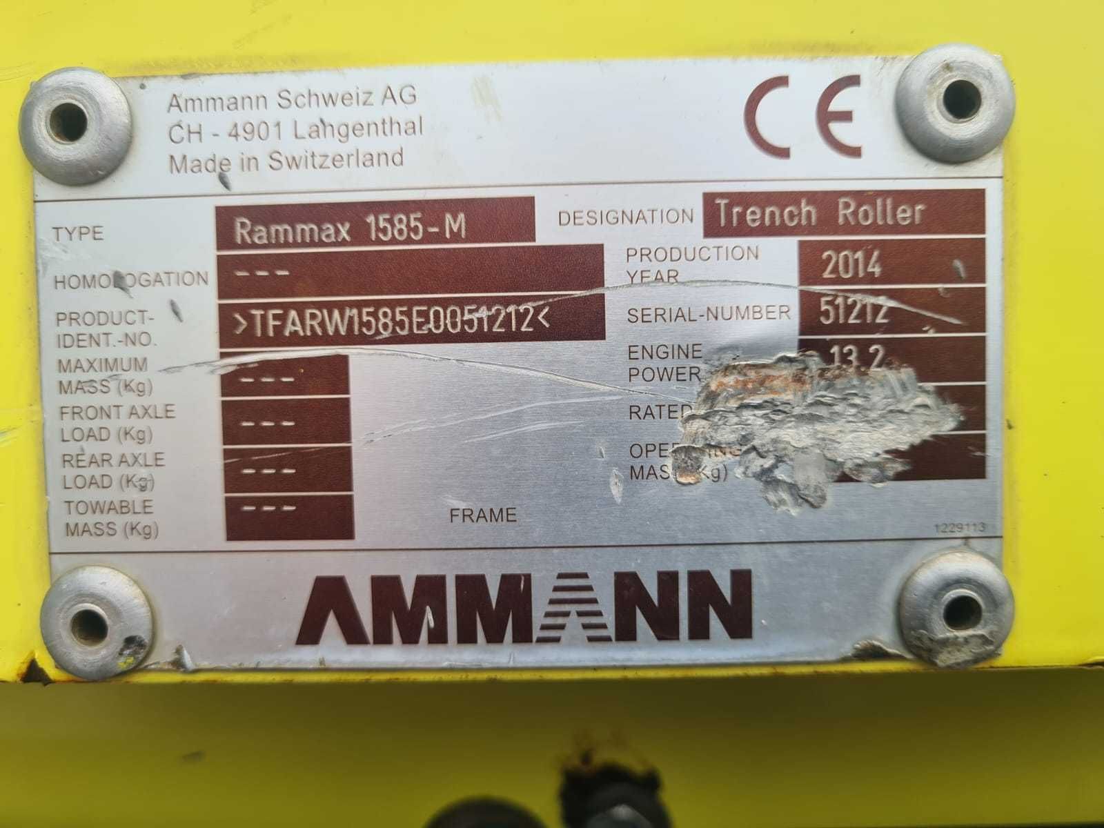 Walec okołkowany Rammax 1585-M Ammann (wacker bomag)