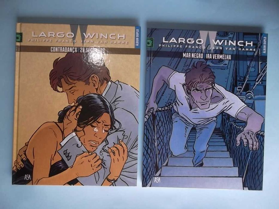 LARGO WINCH - Coleção 7 volumes duplos capa dura Ed. ASA
