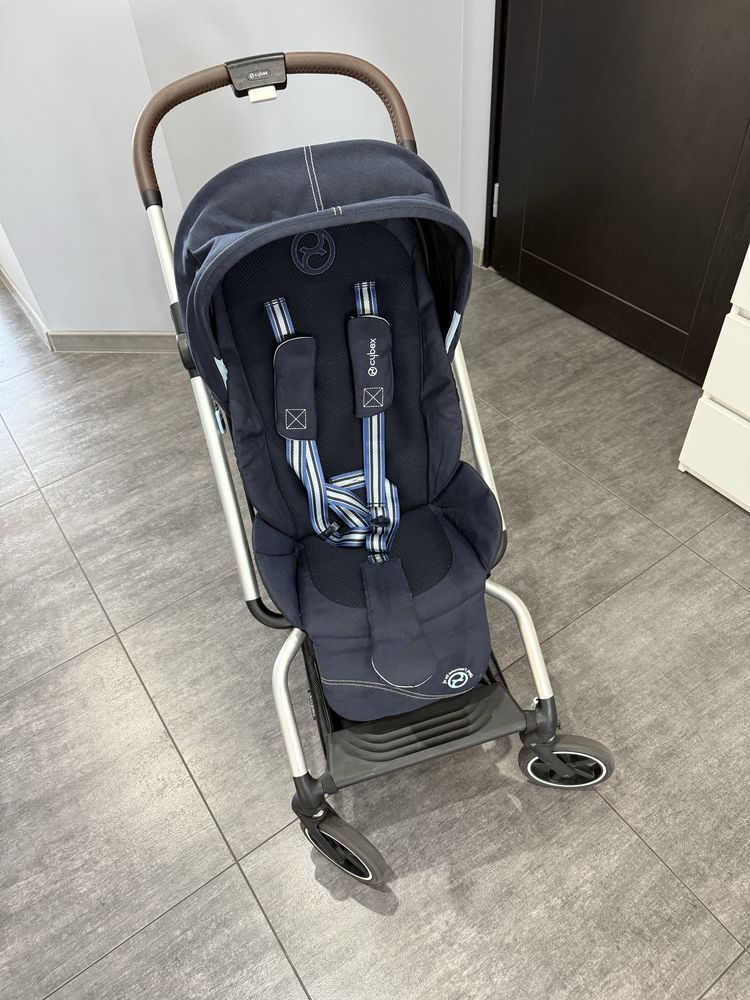 Wozek spacerowy cybex eezy s twist plus 2 ocean blue srebrna rama