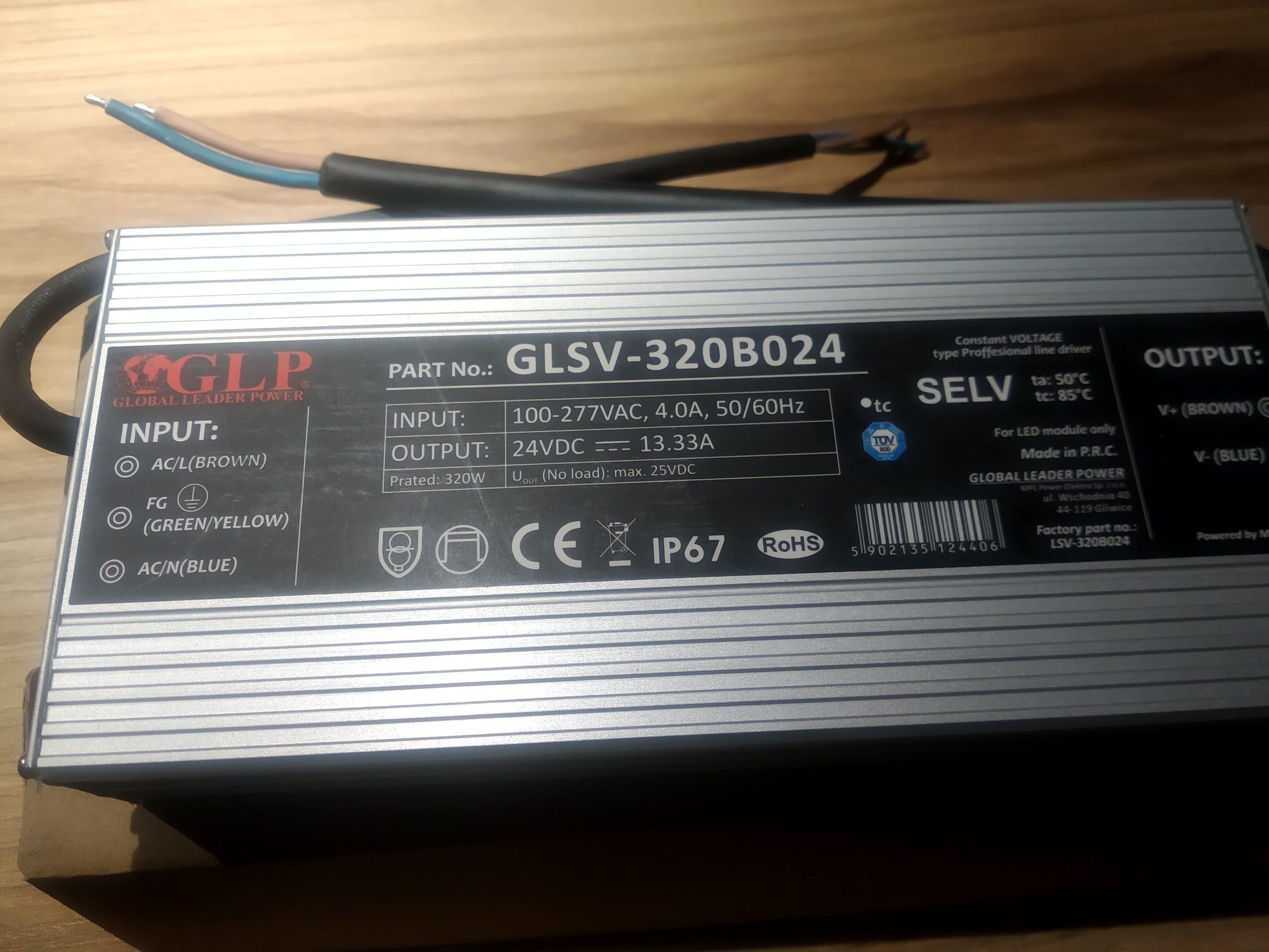 Zasilacz led glsv-320B024