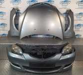 FRENTE COMPLETA MAZDA 3 BK CAPOT PARACHOQUES GUARDA-LAMAS OTICAS RADIADOR VENTILADOR FRENTE FIBRA REFORÇO