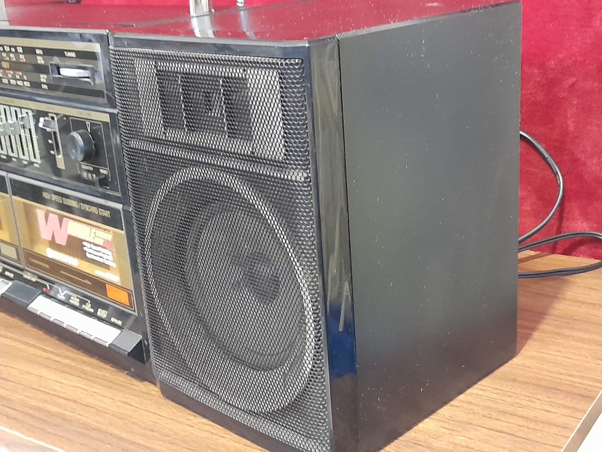 Sanyo C35  Винтажная  двухкассетная стерео магнитола + кабель AUX