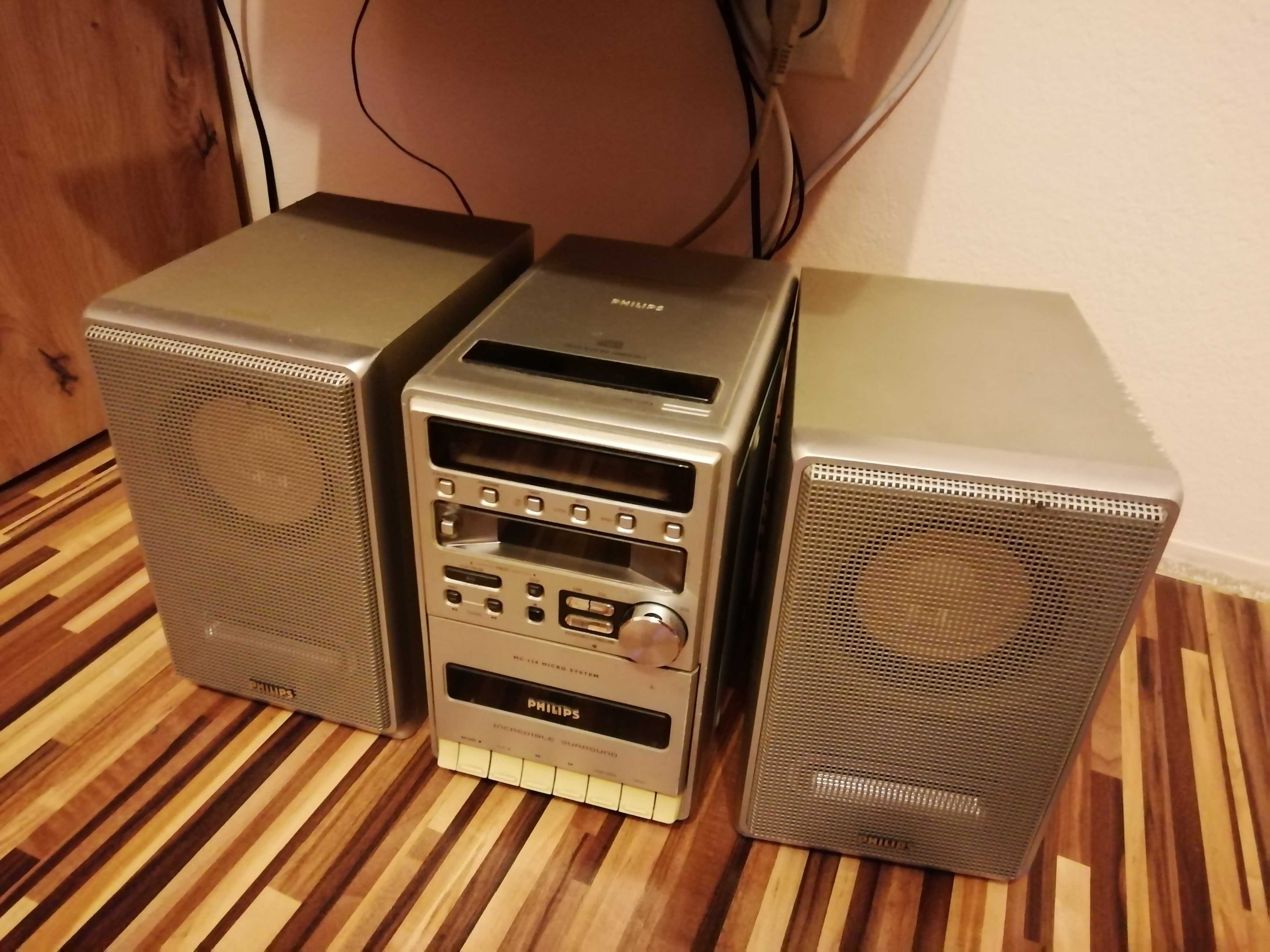 Wieża Philips MC-120/22 + 2 głośniki