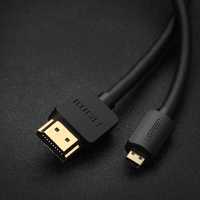 Kabel Ugreen HD127 Micro HDMI - HDMI 2.0, 1m - Czarny