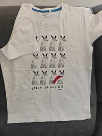 Koszulka T-shirt Endo  Kolor biały, z nadrukiem   rozmiar 146, Bawełna