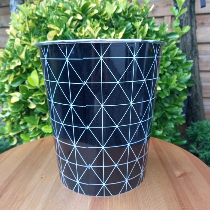 Kosz na śmieci czarny wys. 26cm