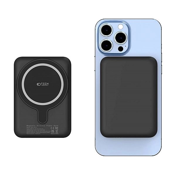 Tech-Protect Pb10 Lifemag Magsafe Power Bank 5000Mah Black
