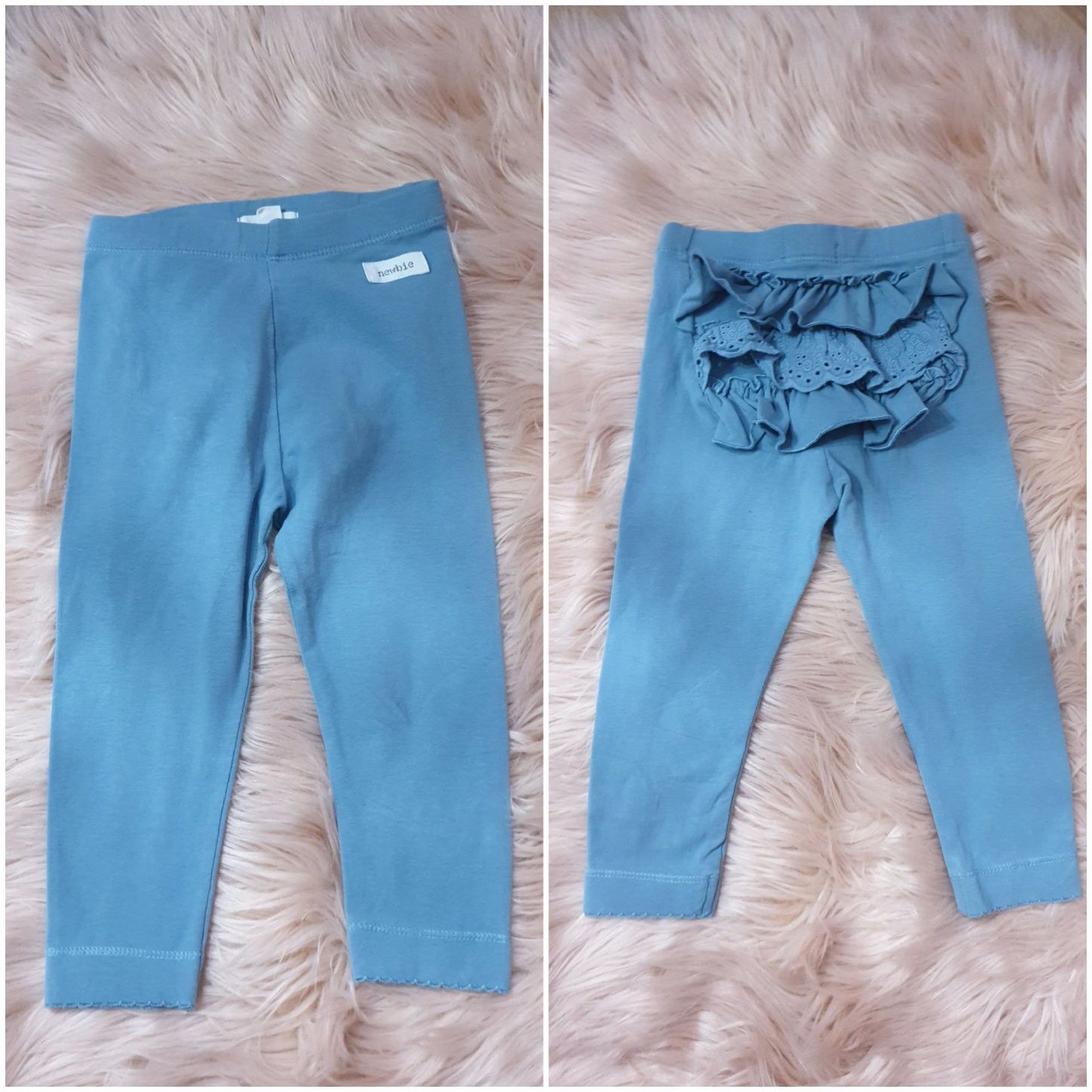 3x leginsy roz.80 NEWBIE bluza NEWBIE roz.74