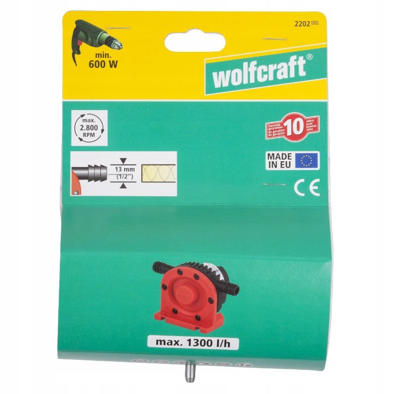 Wolfcraft Pompa Pompka Wody Na Wiertarkę
