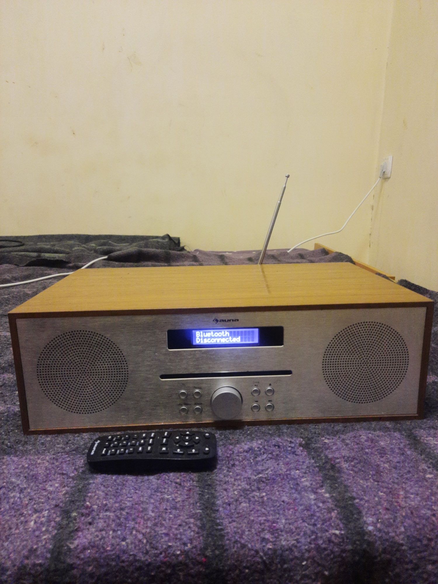 Музыкальная система радио Auna Silver Star с FM,CD,Bluetooth