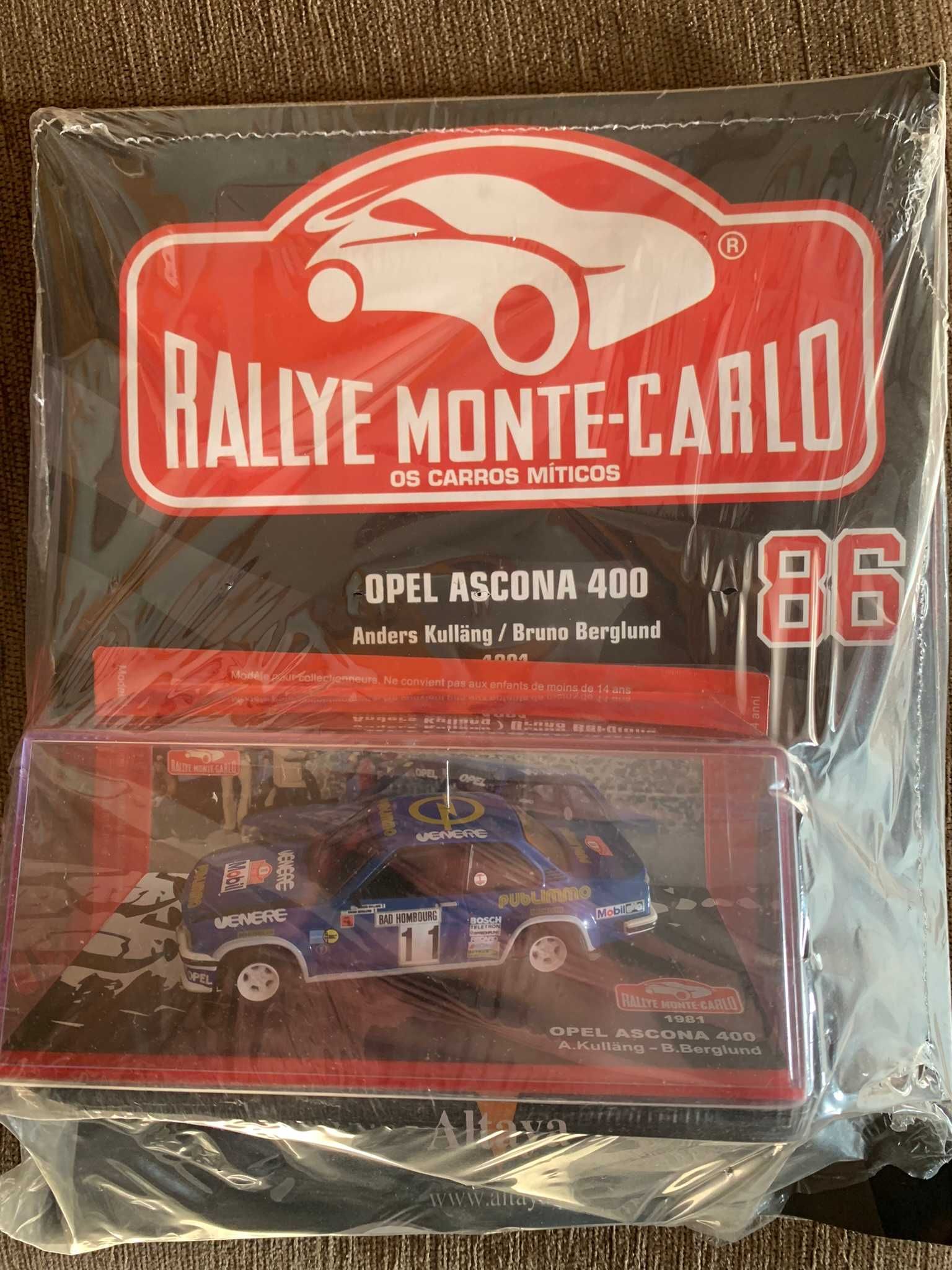 RALLY MONTE-CARLO - Os Carros Miticos 1/43