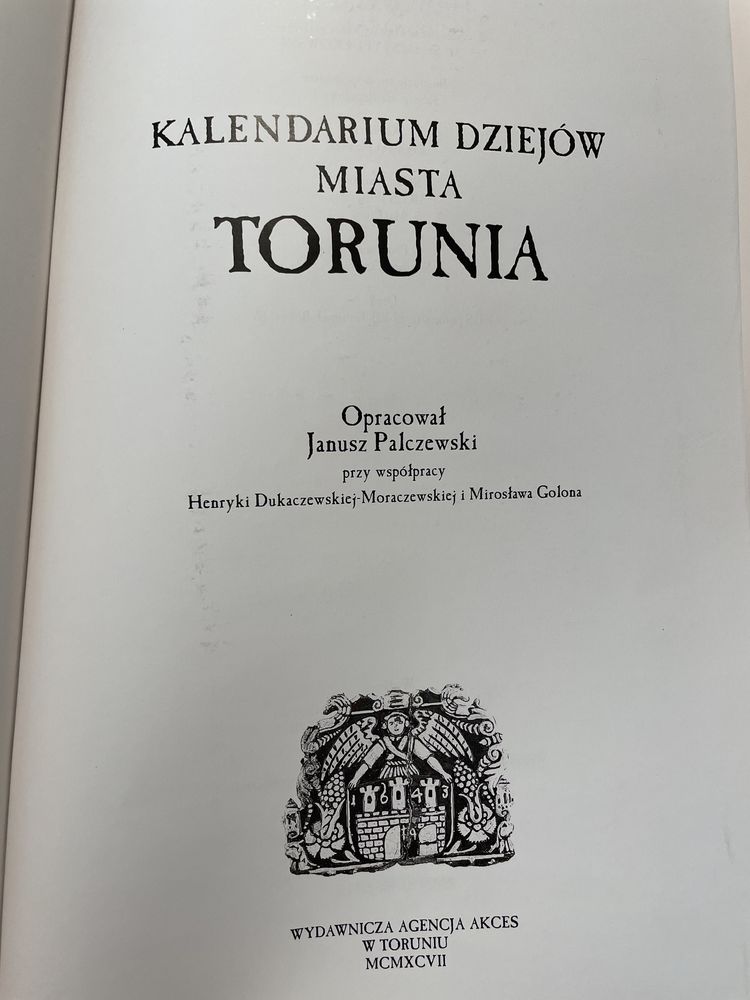 Kalendarium dziejów miasta Torunia