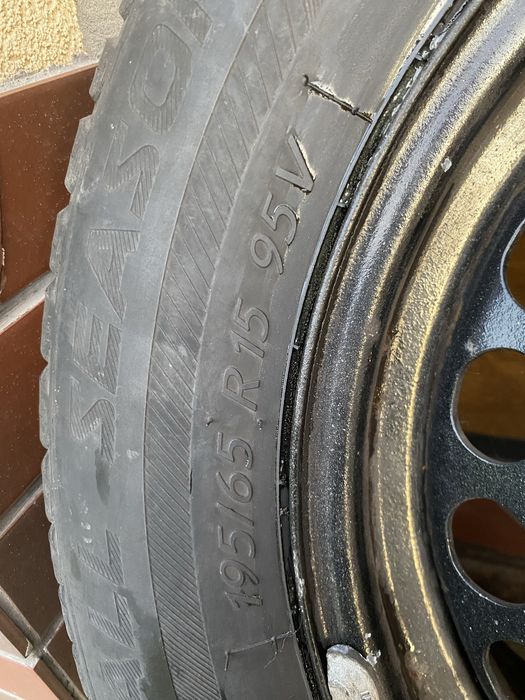 Koła 15 5x112 opony wielosezonowe