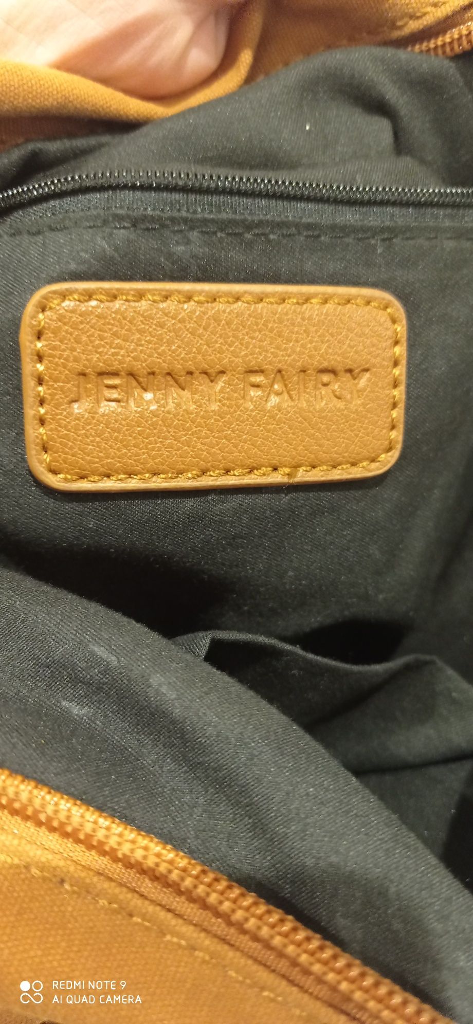 Kamelowa torebka typu shopper Jenny Fairy