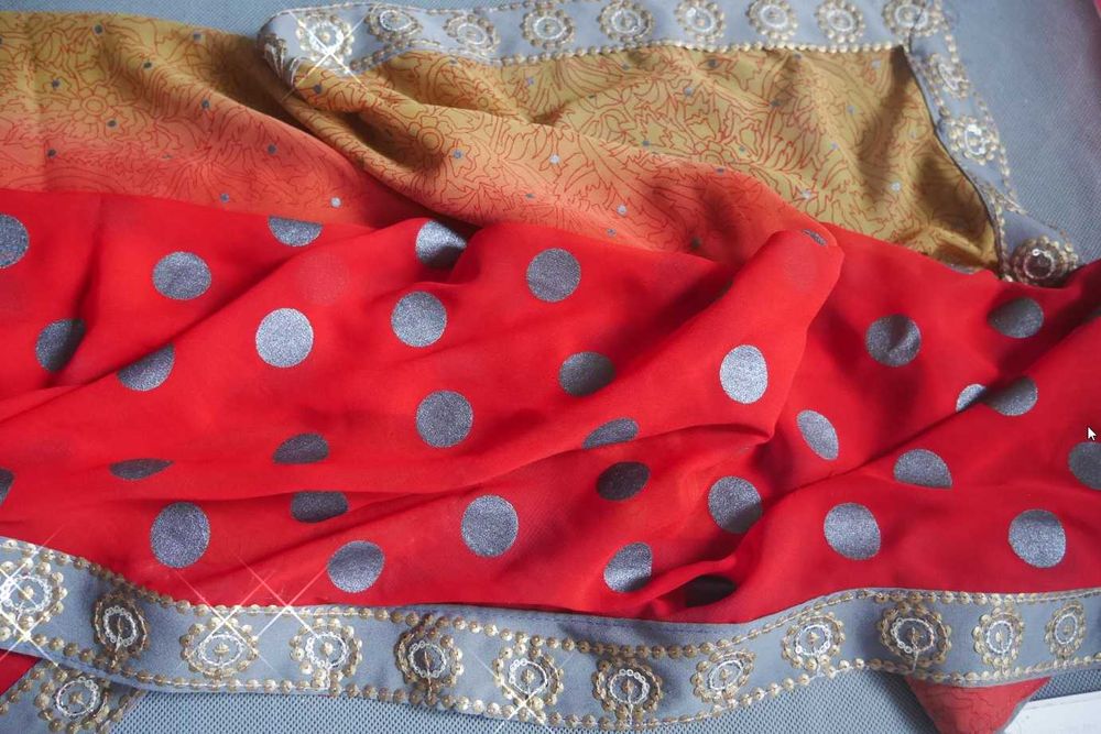 Сари индийское с чоли подарок