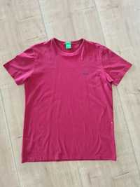 T-shirt Koszulka Hugo Boss Modern fit, Tee, Bordowa, r. L, 100% bawełn