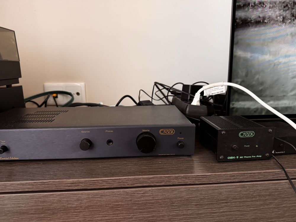 Amplificador Creek 4240 SE + amplificador de phono Creek OBH-9
