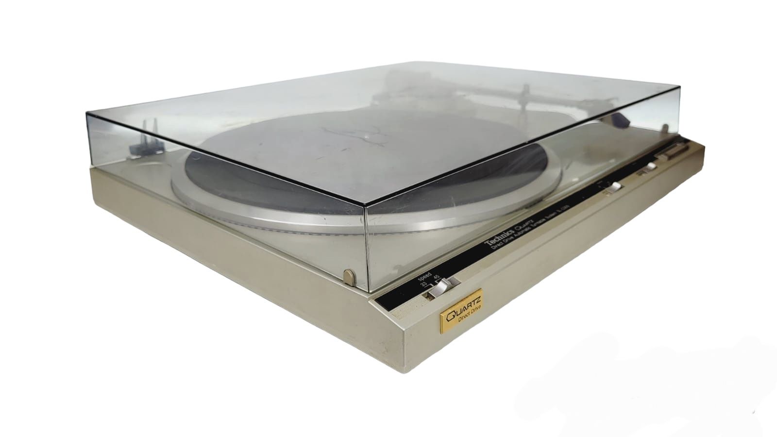 Technics SL Q 300 gramofon srebrny Technics po przeglądzie