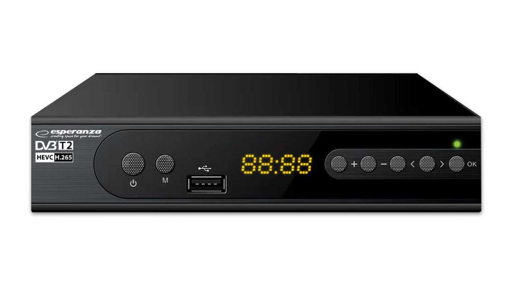 Nowy Dekoder DVB-T2 HEVC pilot do dekodera i telewizora
