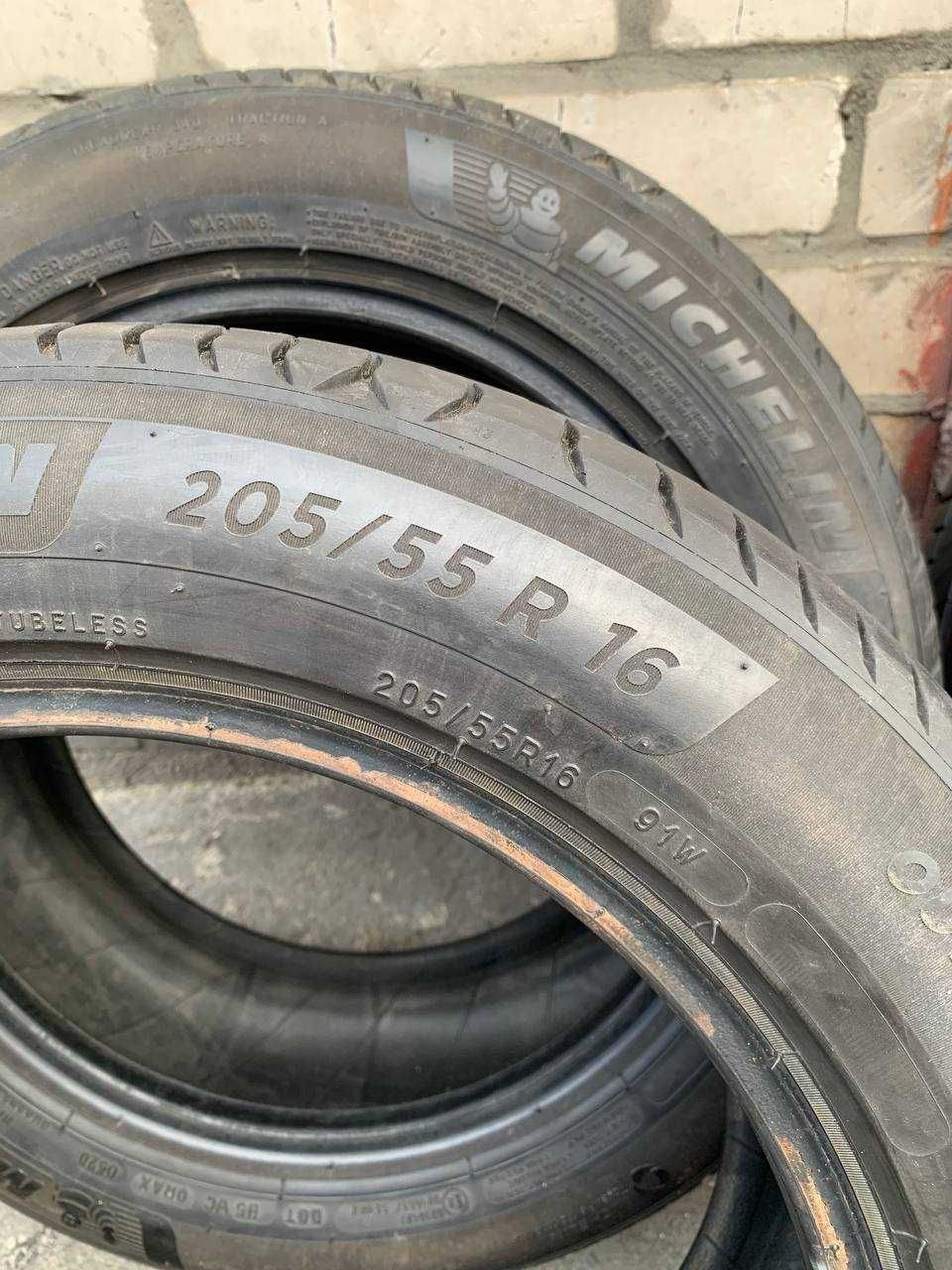 Продам резину 205/55/16 комплект б/у Michelin Primacy 4