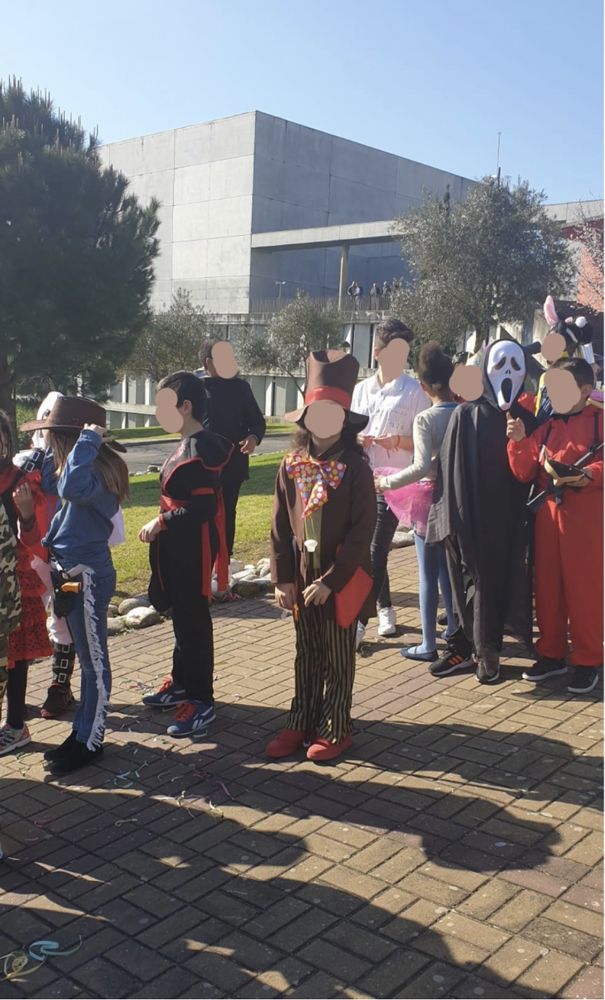 Fato de carnaval-Palhaço Loco