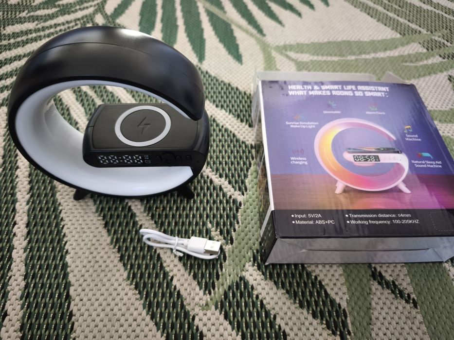 Inteligentny zegar, budzik głośnik bluetooth