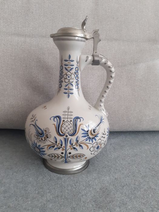 Butelka na wino z klapką cynową ULMER KERAMIK