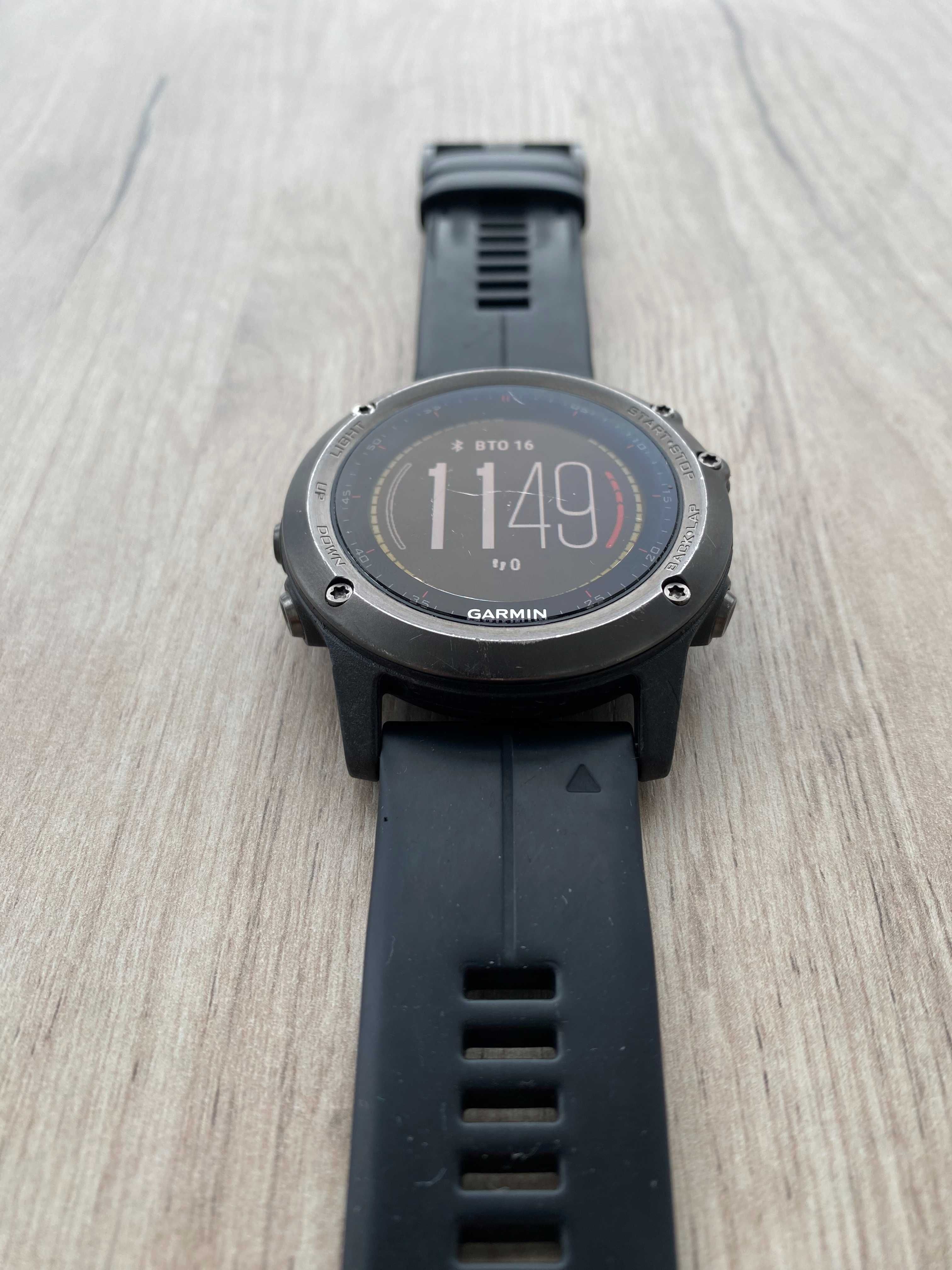 Garmin Fenix 3 HR | WIFI, Bluetooth, GPS, Сапфрове скло | Хороший стан