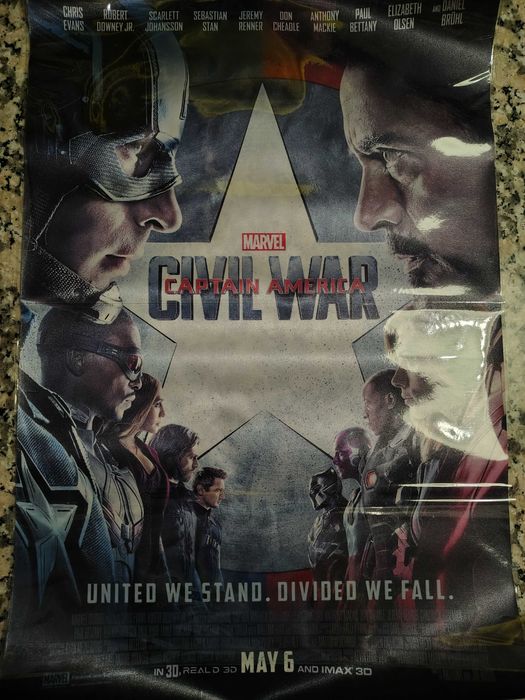 Poster Captain America Civil War Marvel MCU