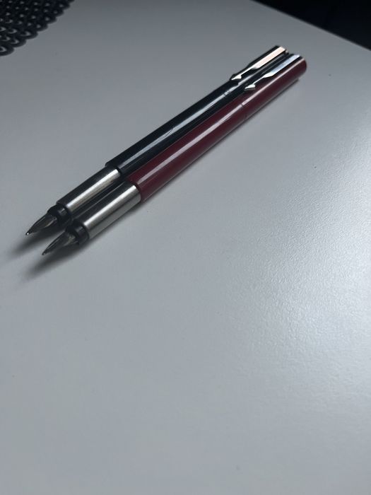Pióro Parker zestaw 2 szt pior kolor czarny i borfowy