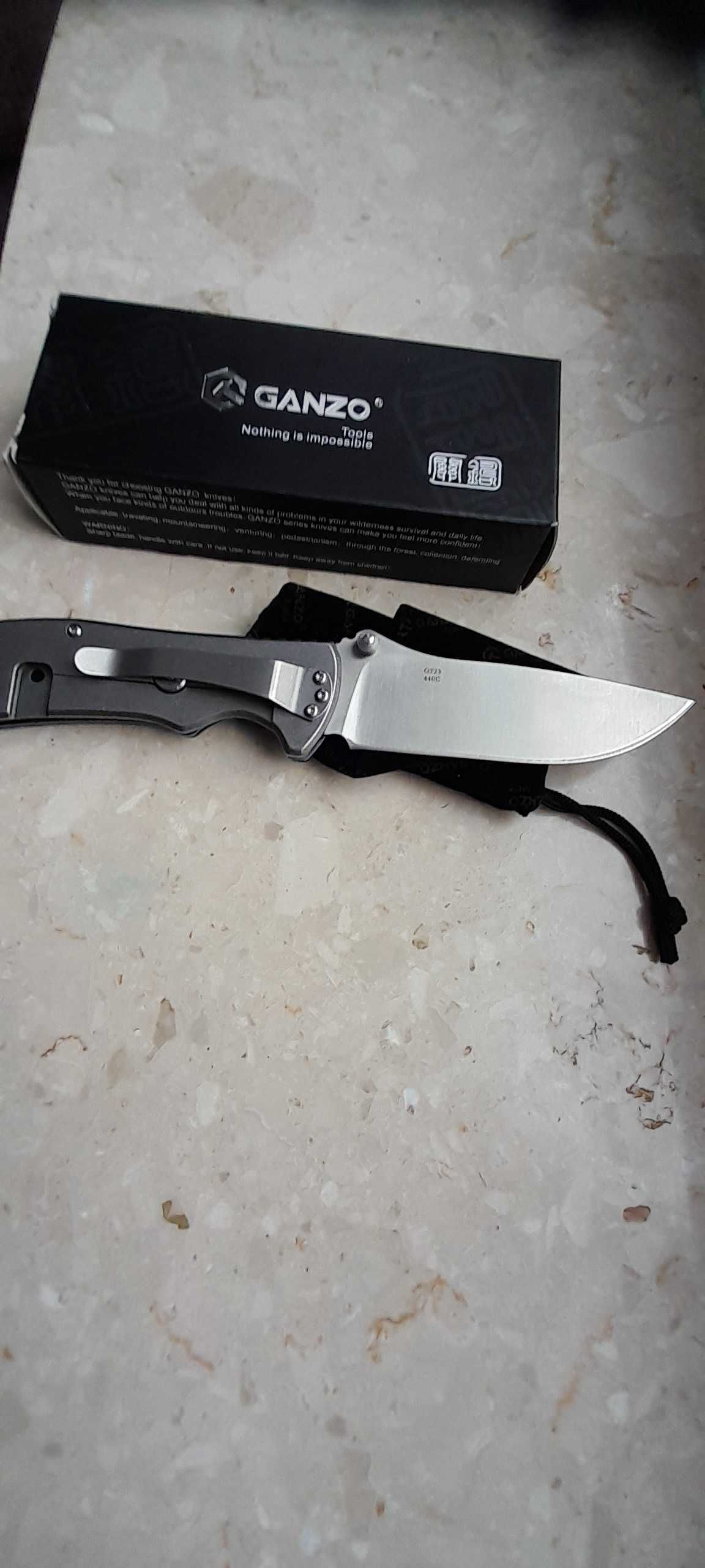 Nowy nóż składany Ganzo  G723-BK