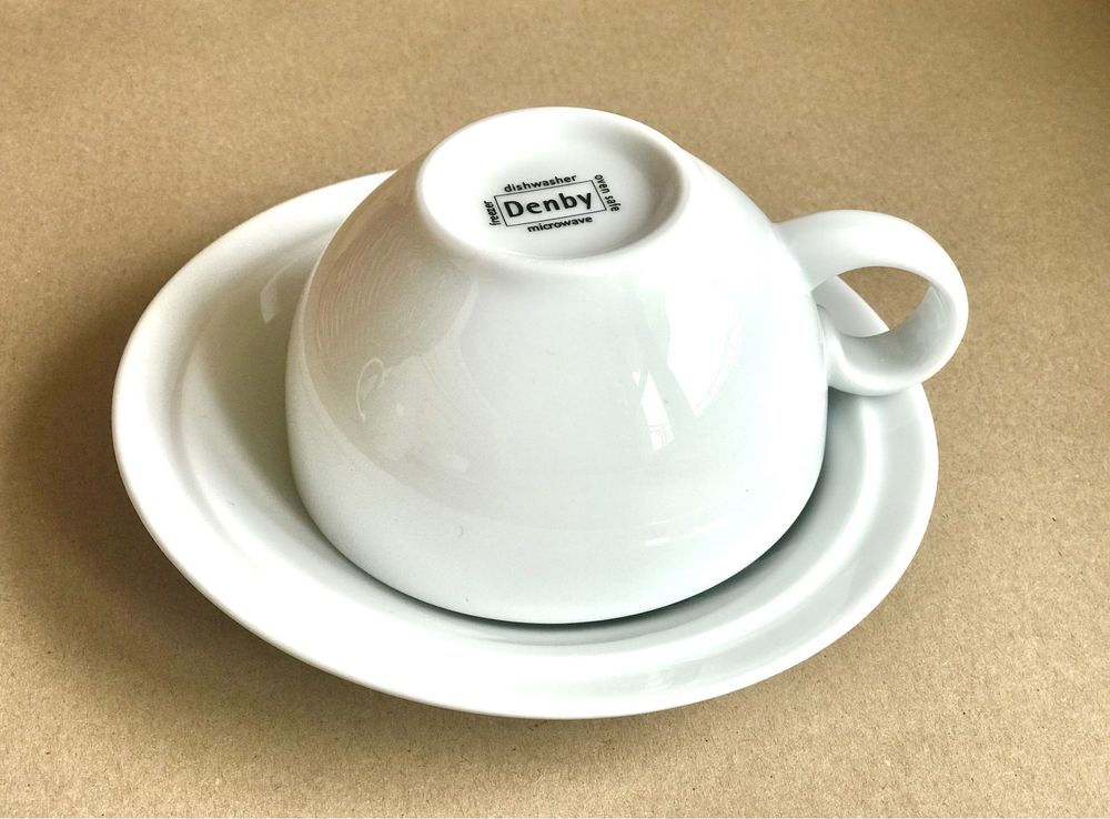 Angielska porcelana Denby - Serwis do kawy herbaty