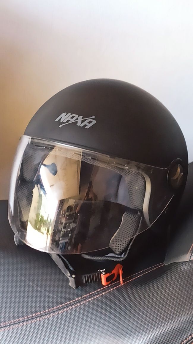 Kask na skuter motocykl naxa bardzo lady stan